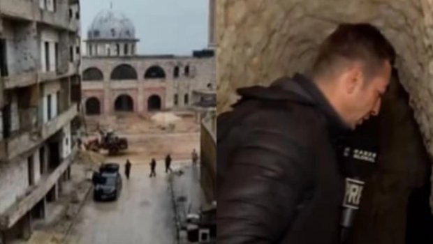 Hələbdə terrorçuların gizli tunellərinin görüntüləri yayıldı - VİDEO