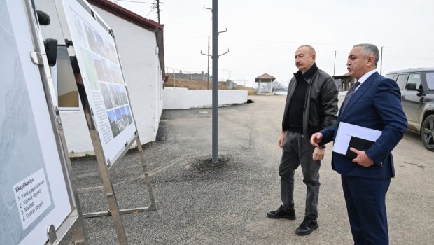 İlham Əliyev Ağdərə rayonunun Çıldıran kəndində - FOTO/VİDEO