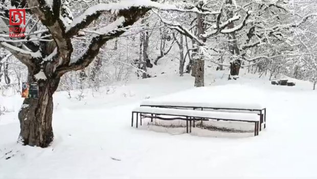 Şahdağda gözəl qış mənzərəsi &ndash; FOTO