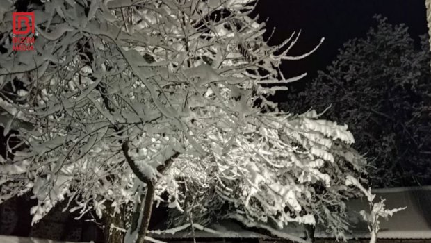 İlusu kəndinə durmadan qar yağıb - VİDEO