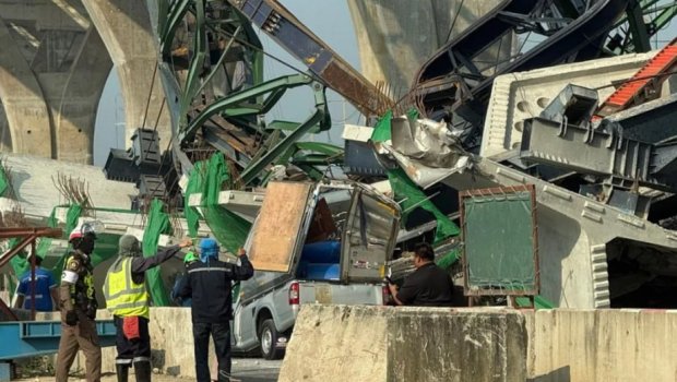Tailandda daha bir kran qəzası: 2 ölü, 5 yaralı var