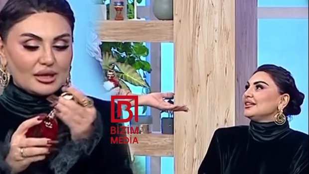 Şəbnəm efirdə Cığatel İsaqızına bahalı ətir BAĞIŞLADI - VİDEO
