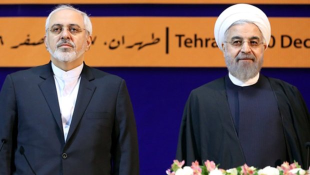 Həsən Ruhani və Cavad Zərif SAXLANILDI &ndash; VİDEO