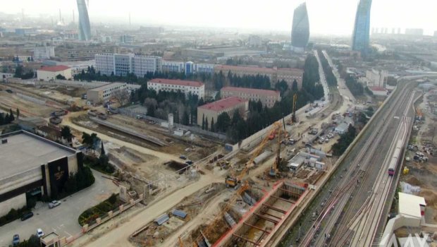 Bakıda yeni avtomobil yolunun tikintisi: Hansı işlər görülüb? - FOTO