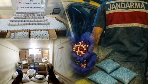 İstanbulda 2 milyondan çox narkotik həb ƏLƏ KEÇİRİLDİ