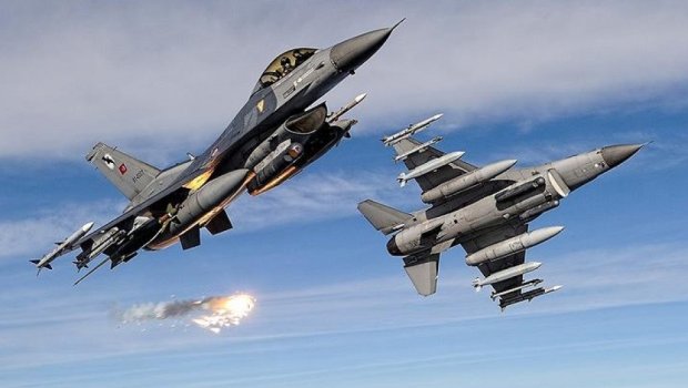 Suriyanın şimalında gedən döyüşlərdə Türkiyə qırıcıları da iştirak edib