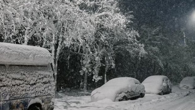 Güclü qar Cəlilabad&ndash;Yardımlı yolunda hərəkəti çətinləşdirdi &ndash; VİDEO