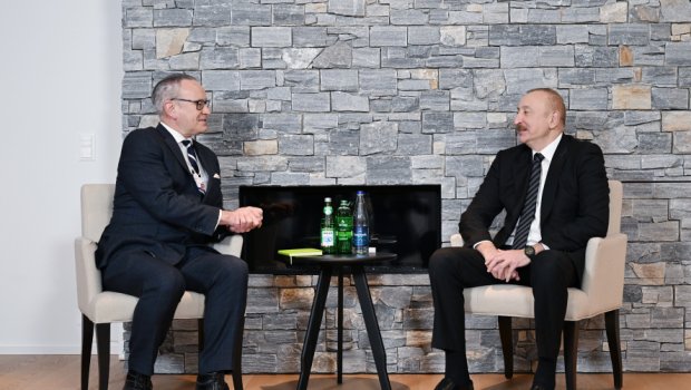 İlham Əliyev Adrian Makdonaldla görüşdü &ndash; FOTO