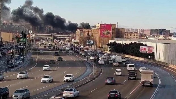 Nərimanovda güclü yanğın - VİDEO