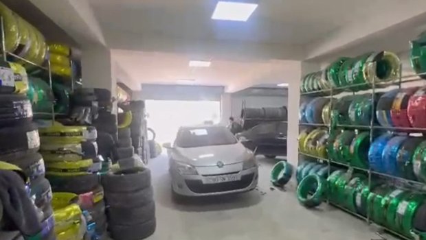 Yaşayış binasındakı təkər satışı anbarı bağlandı &ndash; VİDEO