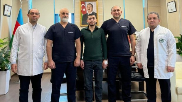 Üzərində ilk robotik cərrahi əməliyyatı aparılan xəstə evə buraxıldı