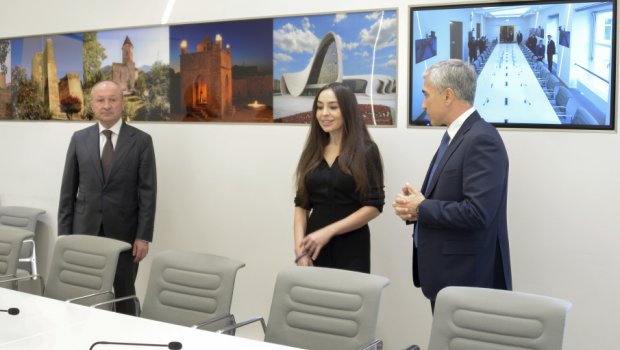 Leyla Əliyeva BMT-nin Cenevrə ofisində &ldquo;Azərbaycan otağı&rdquo; ilə tanış olub - FOTO