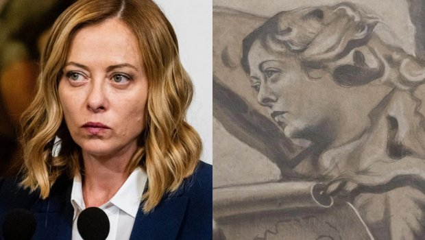 Roma bazilikasında mələklə Meloni arasında heyrətamiz oxşarlıq - FOTO