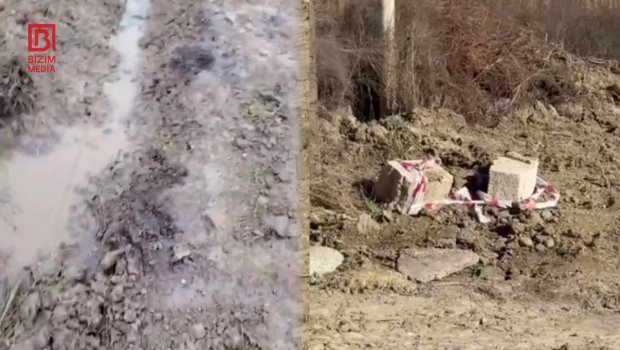 Masazırda partlamış su borusu təmir edildi - Amma keyfiyyətli iş sual altındadır... &ndash; VİDEO