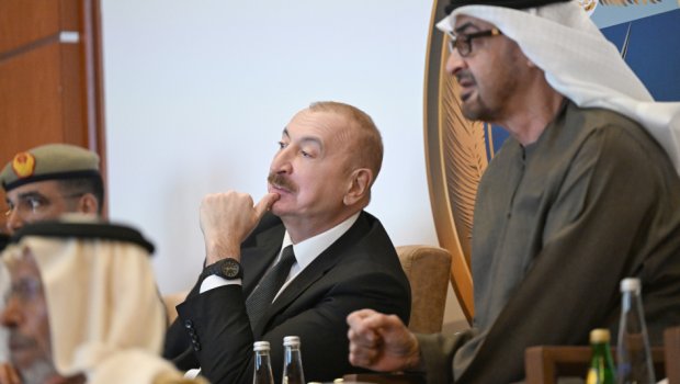 Prezident Əbu-Dabidə &ldquo;Sülh Qalxanı - 2026&rdquo; təlimini izlədi &ndash; FOTO