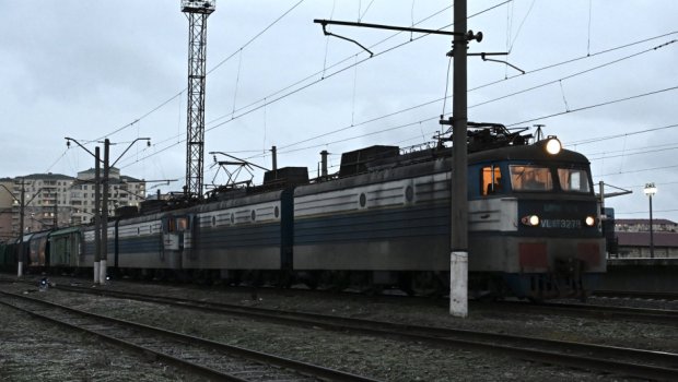 Növbəti taxıl yüklü qatar Azərbaycandan tranzit keçməklə Ermənistana yola düşür - FOTO/VİDEO