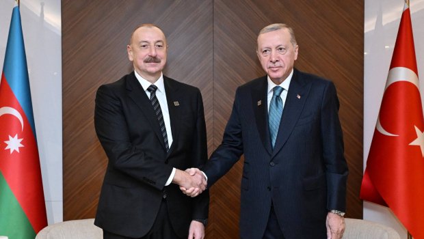 Ərdoğan İlham Əliyevi "Zayed İnsan Qardaşlığı Mükafatı" alması münasibətilə TƏBRİK ETDİ