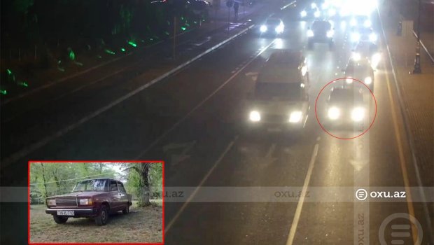 Bakıda binanın həyətindən maşın oğurlandı, radara düşdü &ndash; VİDEO