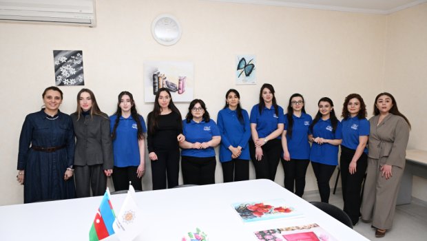 Leyla Əliyeva və Alena Əliyeva Gəncə Autizm Mərkəzində - FOTO