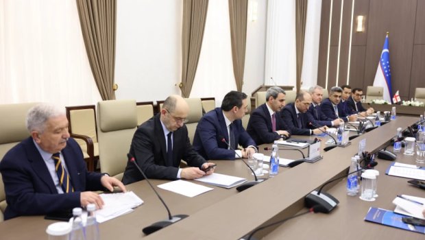 Azərbaycan, Özbəkistan və Gürcüstan arasında Orta Dəhlizin inkişafı üzrə əməkdaşlığın perspektivləri müzakirə olunub - FOTO