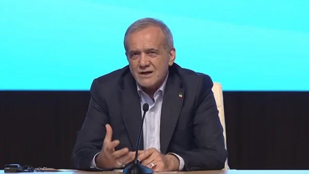 İran dövlət televiziyası Pezeşkianın çıxışını kəsdi - Video