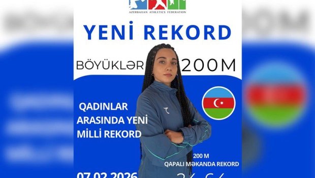 Lamiyə Vəliyeva Azərbaycan rekorduna İMZA ATDI