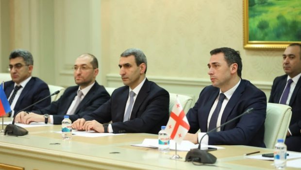 Orta Dəhliz üzrə əməkdaşlığın genişləndirilməsi ilə bağlı DÖRDTƏRƏFLİ GÖRÜŞ &ndash; FOTO