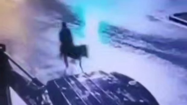 Zərgərlik mağazasını soyub, uzunqulaqla qaçmağa çalışdı &ndash; ANBAAN VİDEO