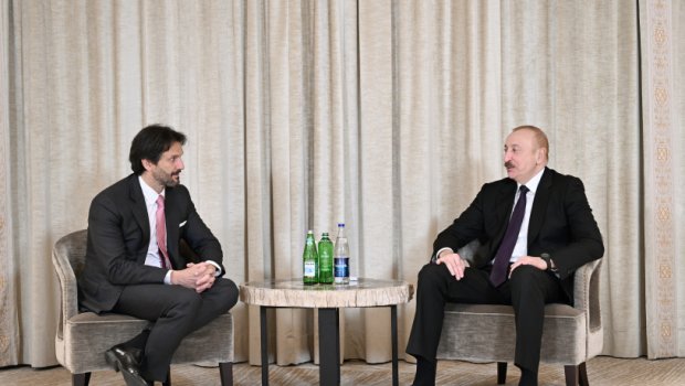 İlham Əliyev Münxendə Slovakiya Baş nazirinin müavini ilə görüşüb - FOTO