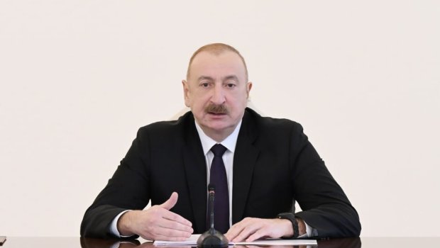 Prezidentdən təxribatçı sual verən erməni nümayəndəyə DİPLOMATİK CAVAB - VİDEO