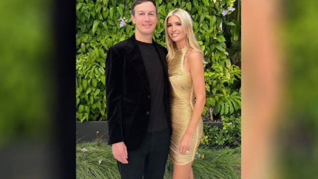 Trampın qızı mini-libasda həyat yoldaşı ilə görüntüləndi