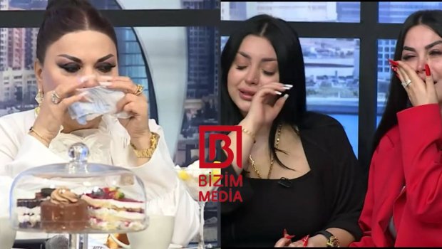 Təranə Qumral qızları ilə efirdə AĞLADI - VİDEO