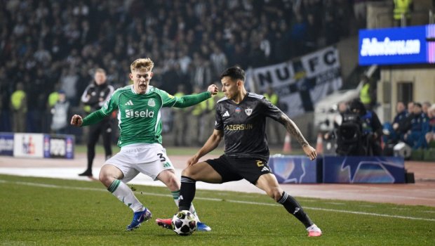 &ldquo;Qarabağ&rdquo; - &ldquo;Nyukasl&rdquo; oyunun ilk hissəsi 0:5 hesabla BİTDİ - VİDEO