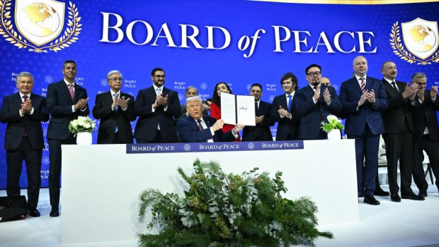 İlham Əliyev &rdquo;Sülh Şurası" fonduna ianə sənədinin imzalanma mərasimində İŞTİRAK ETDİ - VİDEO