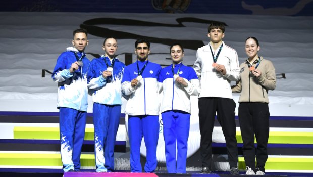 Gimnastlarımız Bakıdakı Dünya Kubokunu 6 medalla bitirdi - FOTO