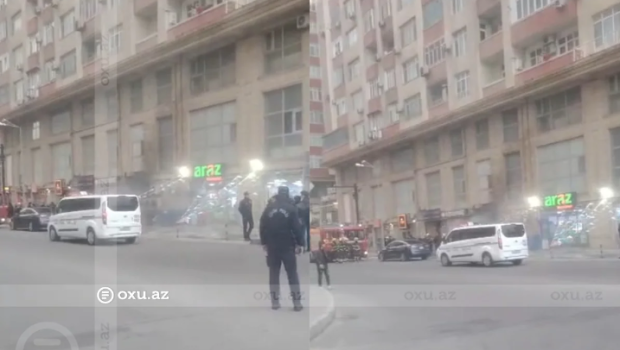 Səhər saatlarında Bakıda obyektdə partlayış oldu - VİDEO