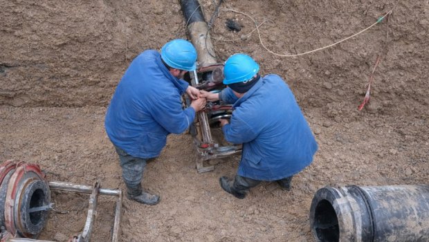 Zabratda su xəttində baş verən qəza aradan qaldırıldı