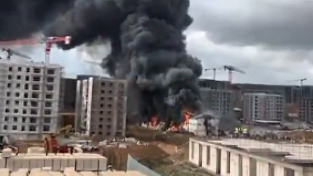 İstanbulda güclü yanğın &ndash; ANBAAN VİDEO