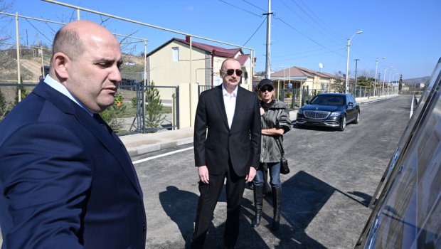 İlham Əliyev Xocavənd kəndində - FOTO/VİDEO