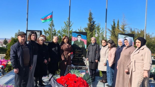 Şəkidə şəhid Elnur İsmayılovun xatirəsi anıldı - FOTO