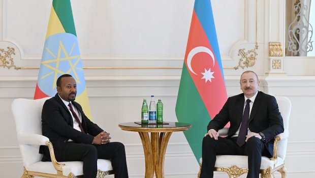 İlham Əliyevin Efiopiyanın Baş naziri ilə geniş tərkibdə GÖRÜŞÜ: Mühüm sənədlər imzalandı