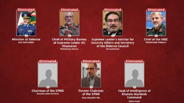 İranda 7 yüksək vəzifəli şəxs öldürülüb - SİYAHI