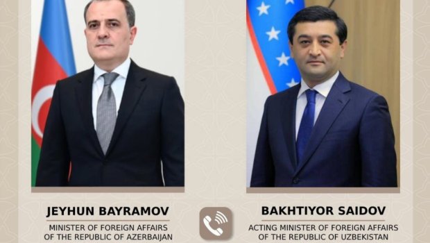Ceyhun Bayramov özbəkistanlı həmkarı ilə regiondakı vəziyyəti müzakirə etdi