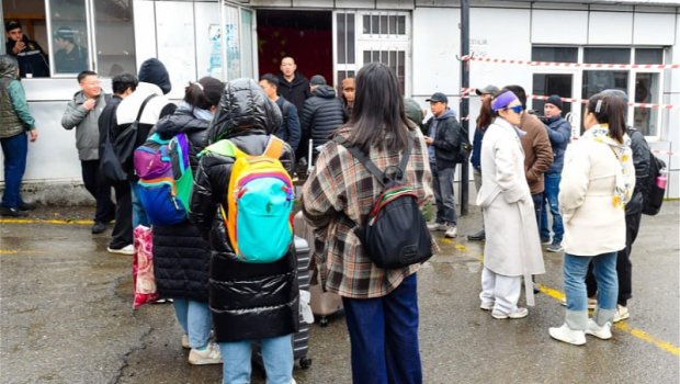 Çinin 18 vətəndaşı İrandan Azərbaycana təxliyə edildi &ndash; FOTO