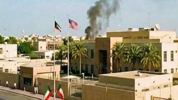 İran ABŞ-ın Küveyt və Bəhreyndəki səfirliklərini vurdu &ndash; VİDEO