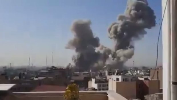 Xameneinin iqamətgahının vurulma anı &ndash; YENİ VİDEO