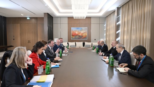 Avropa Komissiyasının komissarı İlham Əliyevin QƏBULUNDA &ndash; FOTO