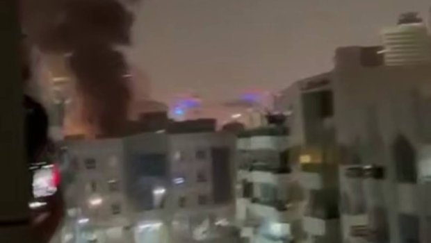 Dubaydakı ABŞ Konsulluğunun yaxınlığında güclü YANĞIN BAŞLAYIB - VİDEO