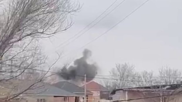 Naxçıvan aeroportuna HÜCUM ANI &ndash; VİDEO 