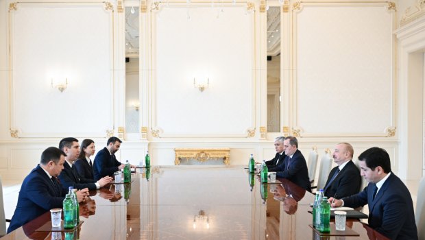 Moldovanın Baş nazirinin müavini İlham Əliyevin QƏBULUNDA &ndash; FOTO